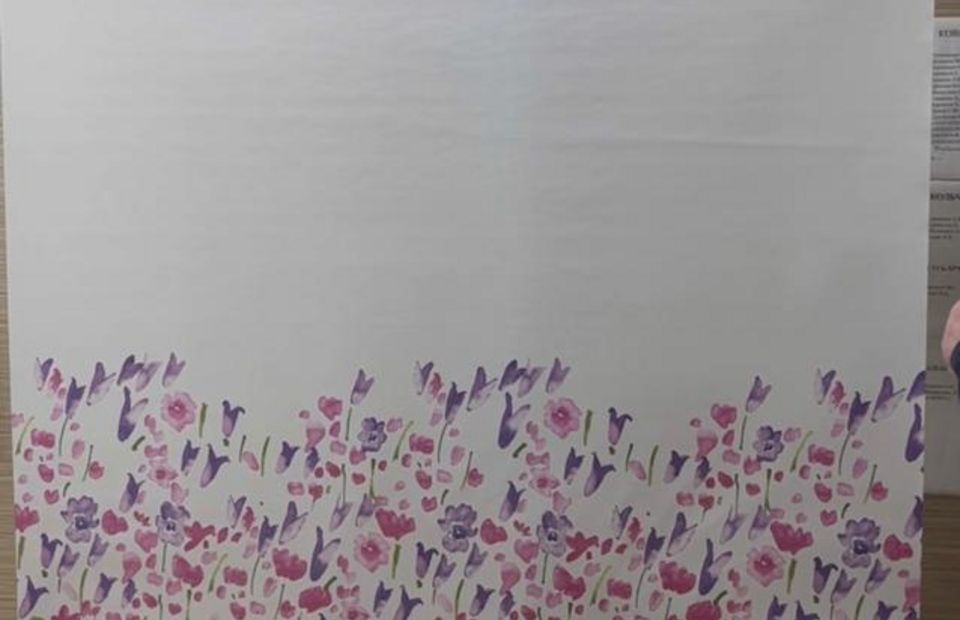 Рулонная штора в ткани Весна