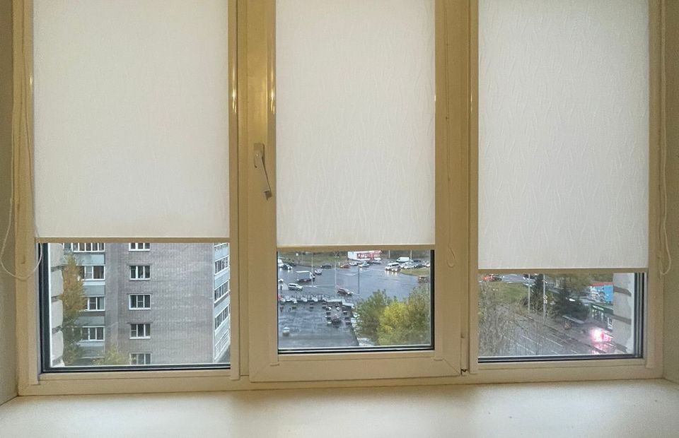 Рулонные шторы Мини в ткани Невада белая