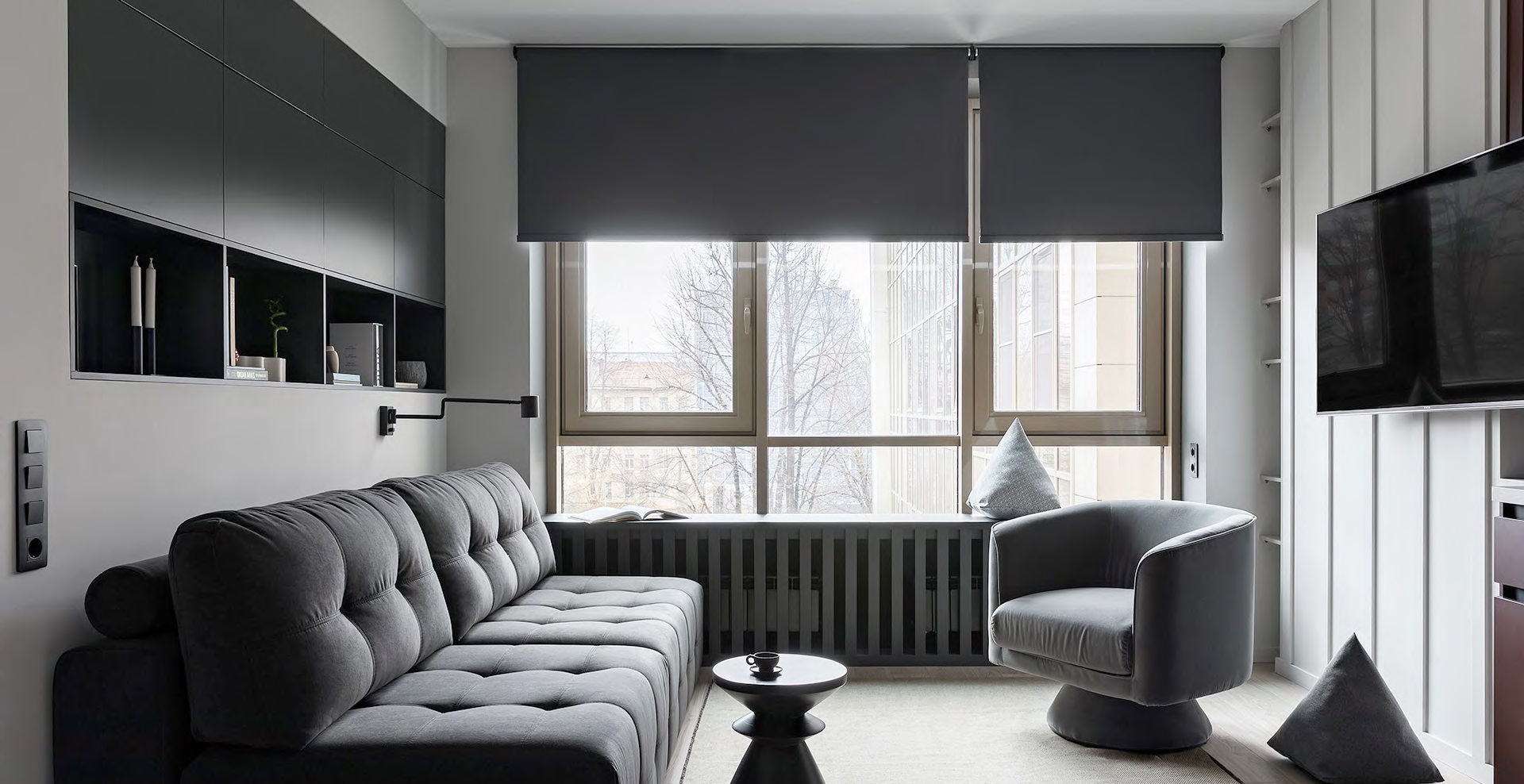 Жалюзи и шторы