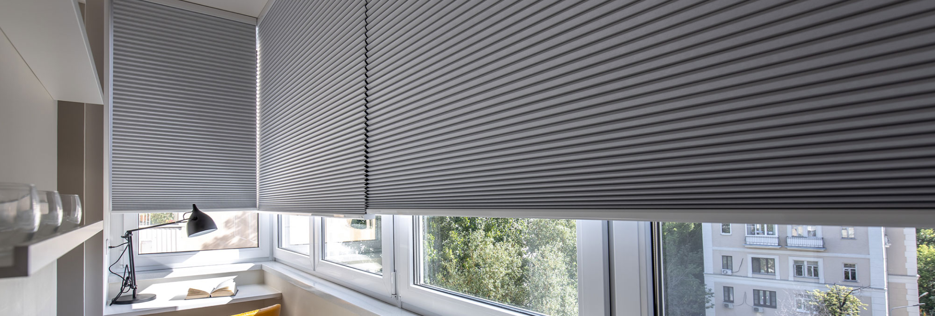 Шторы плиссе и гофре